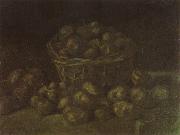 Vincent Van Gogh Still life with a Basket of Potatoes (nn04) oil